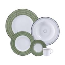 Aparelho De Jantar Tramontina Zenith Em Porcelana Decorada 20 Peças Aparelho De Jantar Tramontina Zenith Em Porcelana Decorada 20 Peças