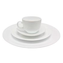 Aparelho de Jantar Vidro Branco 16 peças Completo Lovely Aparelho de Jantar Vidro Branco 16 peças Completo Lovely