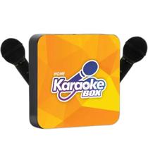 Aparelho De Karaoke Com Sistema Home + 2 Mic + Caixa De Som
