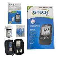 Aparelho De Medir Glicose G-Tech Lite Glicemia Kit Diabetes