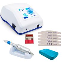 Aparelho de Micro Motor LB 100 Beltec Para Unhas, Manicure, Podologia Com Kit De Brocas