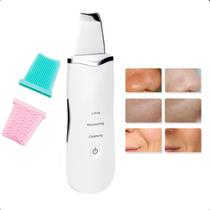 Aparelho de Peeling Ultrassônico 3 em 1 Para Limpeza Profunda e Lifting Facial