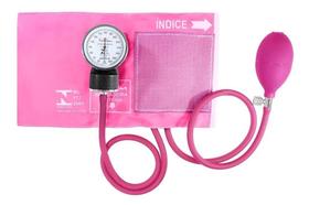 Aparelho De Pressão Arterial Manual Esfigmomanômetro Premium Cor Rosa
