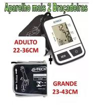 Aparelho De Pressão Digital Braço G-tech + Braçadeira Obeso