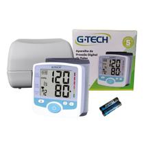 Aparelho de pressão digital de pulso - automático - indicador de arritmia cardíaca e hipertensão - gp200 - gtech