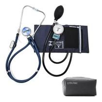 Aparelho De Pressao Esfigmomanometro + Esteto Pamed Duplo