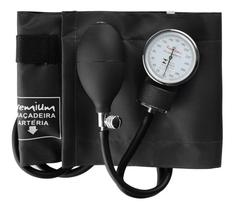 Aparelho De Pressão Manual Esfigmomanômetro Premium - Cor Preto Aparelho De Pressão Manual Esfigmomanômetro Premium - Cor Preto
