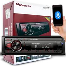 Aparelho De Radio Som Automotivo Pioneer Mvh-s218bt Bluetooth Spotify Sem Toca Cd