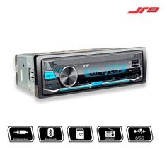 Aparelho de Som automotivo JR8 1010BT Rádio Entrada USB Pendrive bluetooth leitor de SD