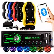 Aparelho De Som Carro Radio Automotivo Bluetooth Pendrive Sd + Controle Londa Distancia 500m