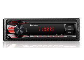 Aparelho De Som Carro Radio Etech Premium Usb Bluetooth