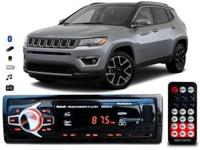 Aparelho De Som Mp3 Jeep Compass Bluetooth Pendrive Rádio