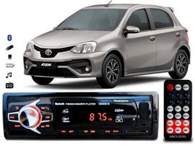 Aparelho De Som Mp3 Toyota Etios Bluetooth Pendrive Rádio
