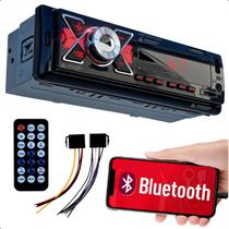 Aparelho de som Radio Automotivo Mp3 player Bluetooth Usb Micro Sd Som 12v Para Carros altofalante