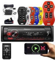 Aparelho de Som Radio Pendrive Pioneer Mvh-s118ui Mp3 + Controle Stetsom Sx2 200mt