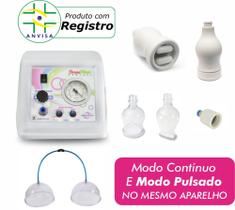 Aparelho de Vacuoterapia Endermologia modo Pulsado Anvisa