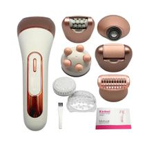 Aparelho Depilador Profissional 6 IN 1 Arranca Pelos Pela Raiz Kemei KM 6053 Aparelho Depilador Profissional 6 IN 1 Arranca Pelos Pela Raiz Kemei KM 6053