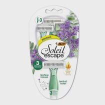 Aparelho depilatório bic soleil escape lavanda E eucalipto com 3 unidades