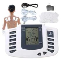 Aparelho Eletroestimulador Digital Tela LCD Portátil TENS com 8 Modos, Display LCD, controle de intensidade