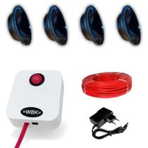 Aparelho eletronico ultrassonico para afastar espantar gato caes cachorro wbk 4 pontos