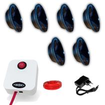 Aparelho eletronico ultrassonico para afastar espantar gato caes cachorro wbk 6 pontos