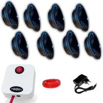 Aparelho eletronico ultrassonico para afastar espantar gato caes cachorro wbk 8 pontos