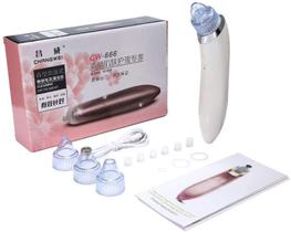 Aparelho Extrator Removedor Cravos Vácuo Sucção Dermoabrasão Peeling De Diamante Cravos Espinhas 4 - USB