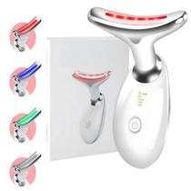 Aparelho Facial com Luz LED e Vibração Sônica