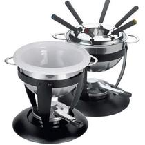 Aparelho Fondue 10 Peças Panela Inox Cerâmica 17 cm Dynasty