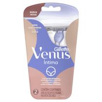 Aparelho Gillette Depilatorio Venus Intima Descartavel Com 2