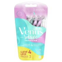 Aparelho Gillette Venus Suave Sensitive 4 Unidades