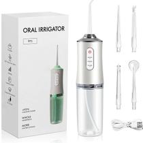 Aparelho Higiene Dental Bucal Jato Dágua Irrigador Portátil Cor Branco