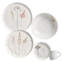 Aparelho Jantar 30pcs Bio Floralis Porto Brasil