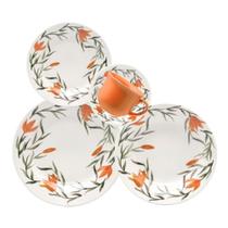 Aparelho Jantar/Chá Chá Biona Oxford Donna Lírios, 20 Peças