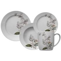 Aparelho Jantar/Chá Porcelana 16 Pçs Capri Bela Botânica Grade:05954 - Bela Botânica Germano