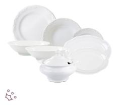 Aparelho Jantar Completo 41 Peças Porcelana Schmidt Pomerode 12 Lugares