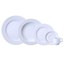 Aparelho Jantar E Chá 60 Peças Porcelana Schmidt Cilíndrica 12 Lugares