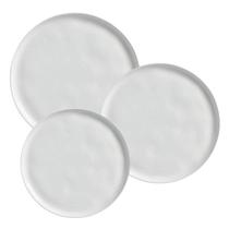 Aparelho Jantar Jogo Pratos 12 Pçs Bio New White Cerâmica