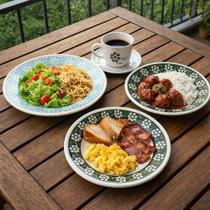 Aparelho Jantar Oxford Donna Bosque Jogo Kit 40pçs 8 Pessoas