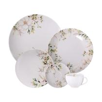 Aparelho Jogo De Jantar Pratos Porcelana Completo 20 Peças Tramontina Magnolia