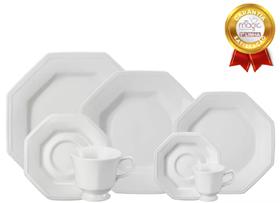 Aparelho/jogo Jantar Chá 20 Pç Prisma Porcelana Schmidt