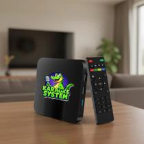 Aparelho Karaoke 18 mil Musicas Com Pontuação Real, Alteração de Tonalidade e Fila de Espera