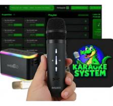 Aparelho Karaoke Box System Party Com 18.000 Músicas com Pontuação Real, Fila de Espera, Caixa de Som 2 Microfones Sem Fio