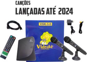 Aparelho Karaokê Videokê Vsk 3.0 C/12.649 Canções Na Memória