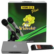 Aparelho Karaokê Videokê Vsk2.5 Plus Com 11.999 Canções