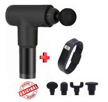 Aparelho Massageador Elétrico Bivolt Relaxamento Muscular + Pulseira Magnética Aparelho Massageador Elétrico Bivolt Relaxamento Muscular + Pulseira Magnética