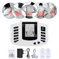 Aparelho Massageador Muscular Digital com Eletrodos Alívio de Dores e Relaxamento Corporal
