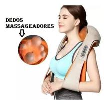 Aparelho Massageador Shiatsu Para Pescoço E Ombros Tipo Colete - NECK KNEADING