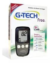 Aparelho Medidor de Glicemia G-TECH Free + 10 Tiras Diabetes