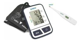 Aparelho Medidor De Pressão Arterial Automático + Termômetro